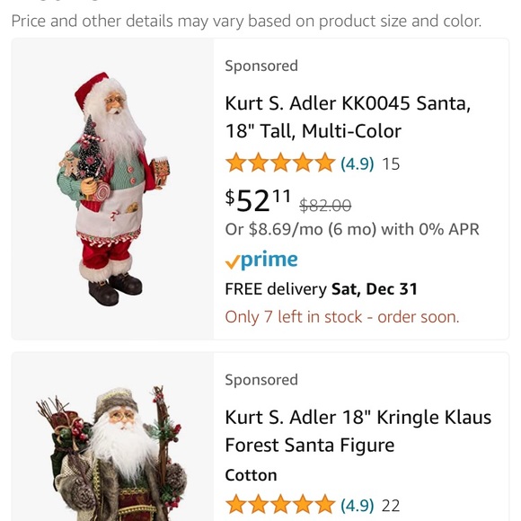 KURT ADLER SIGNED SANTA AND CHILD LIMITED EDITION 3,752 / 7,500.
Early 1990s. - Picture 7 of 16